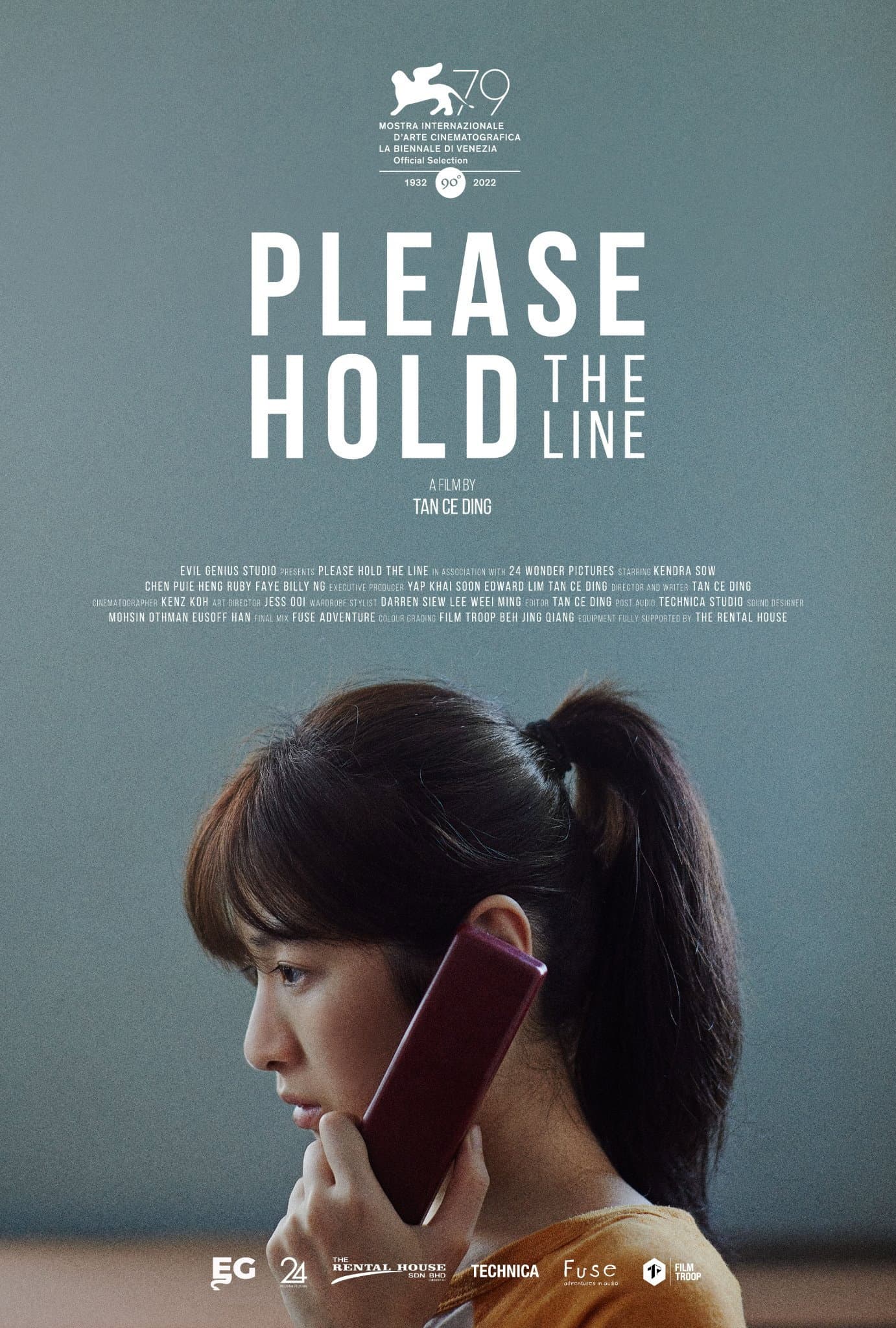 Please Hold the Line backdrop