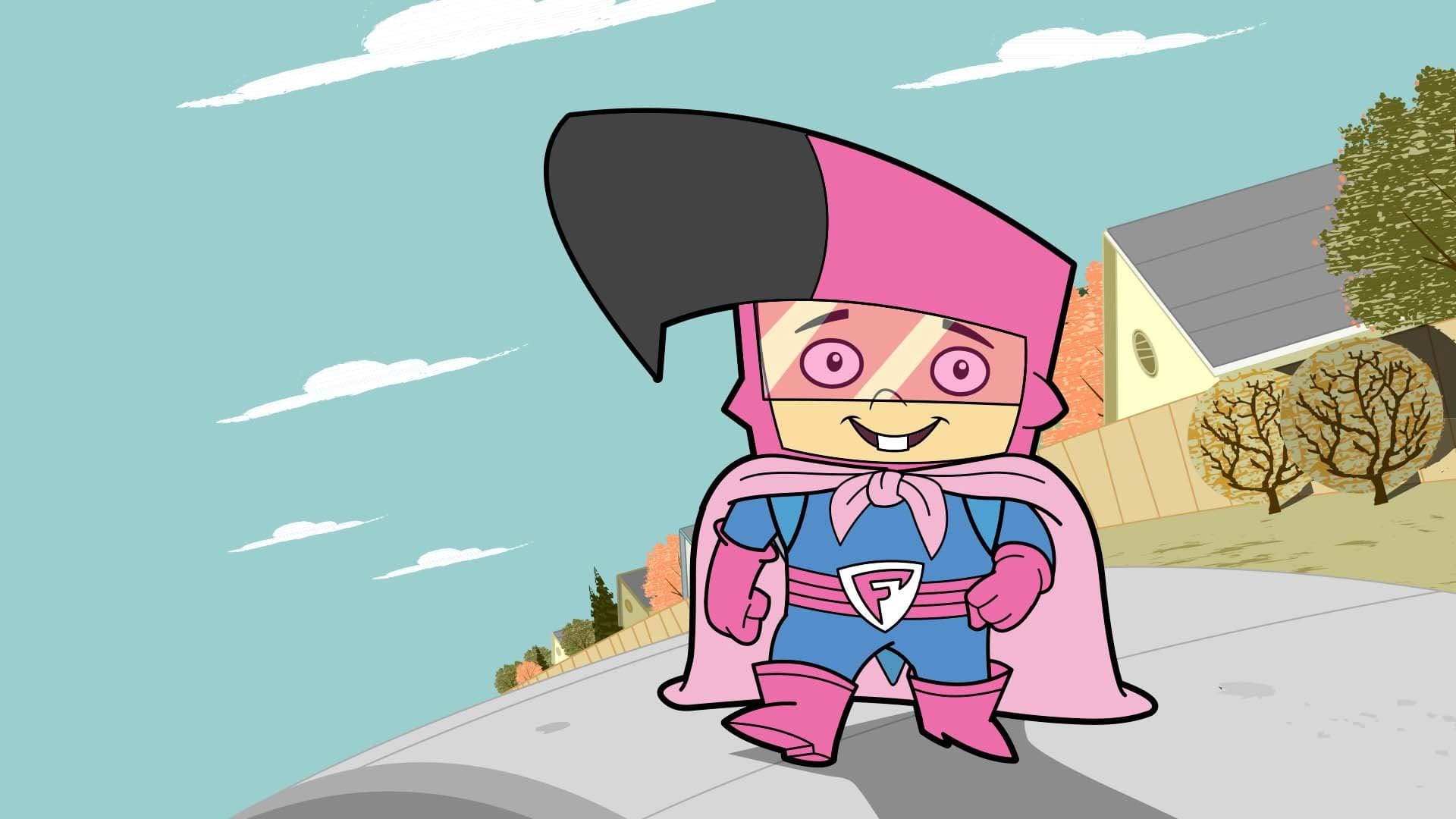 Captain Flamingo backdrop