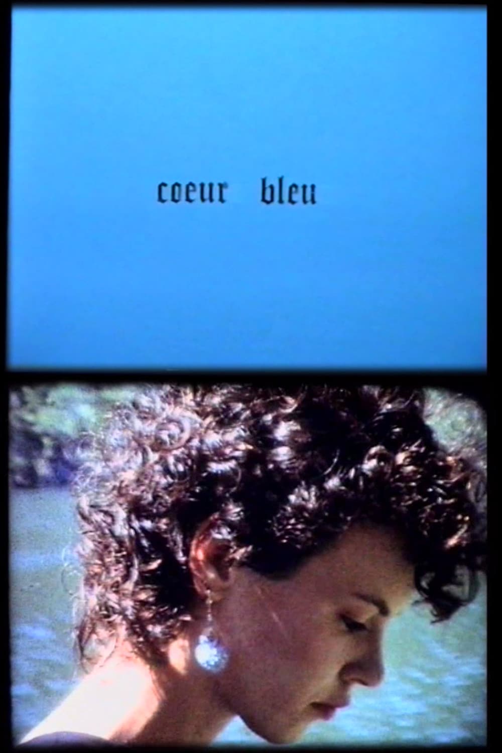 Cœur bleu backdrop
