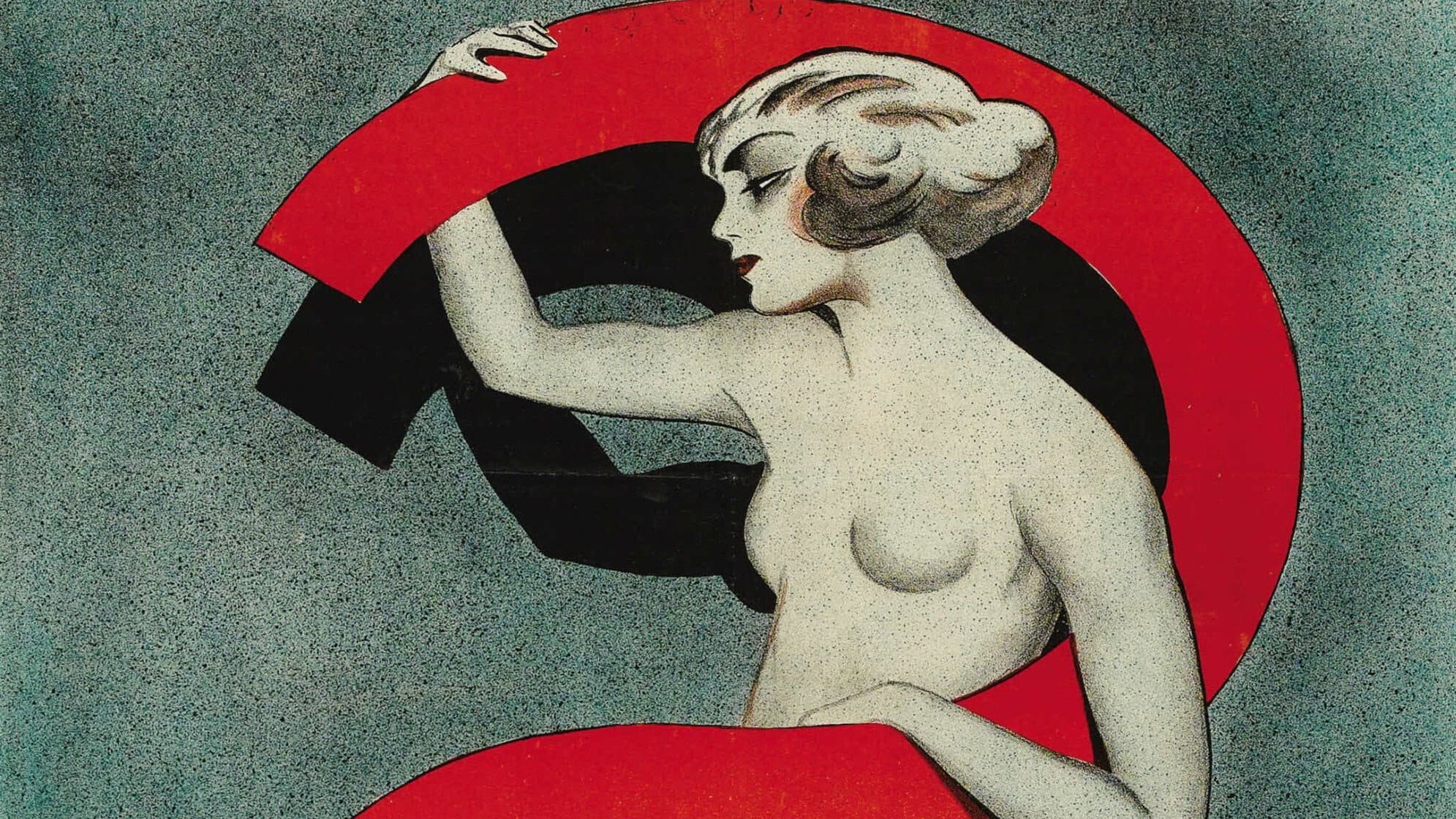 Woman backdrop