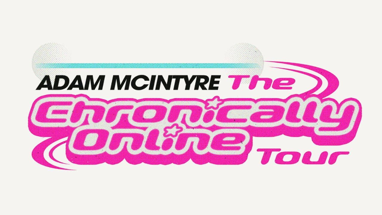 The Chronically Online Tour backdrop