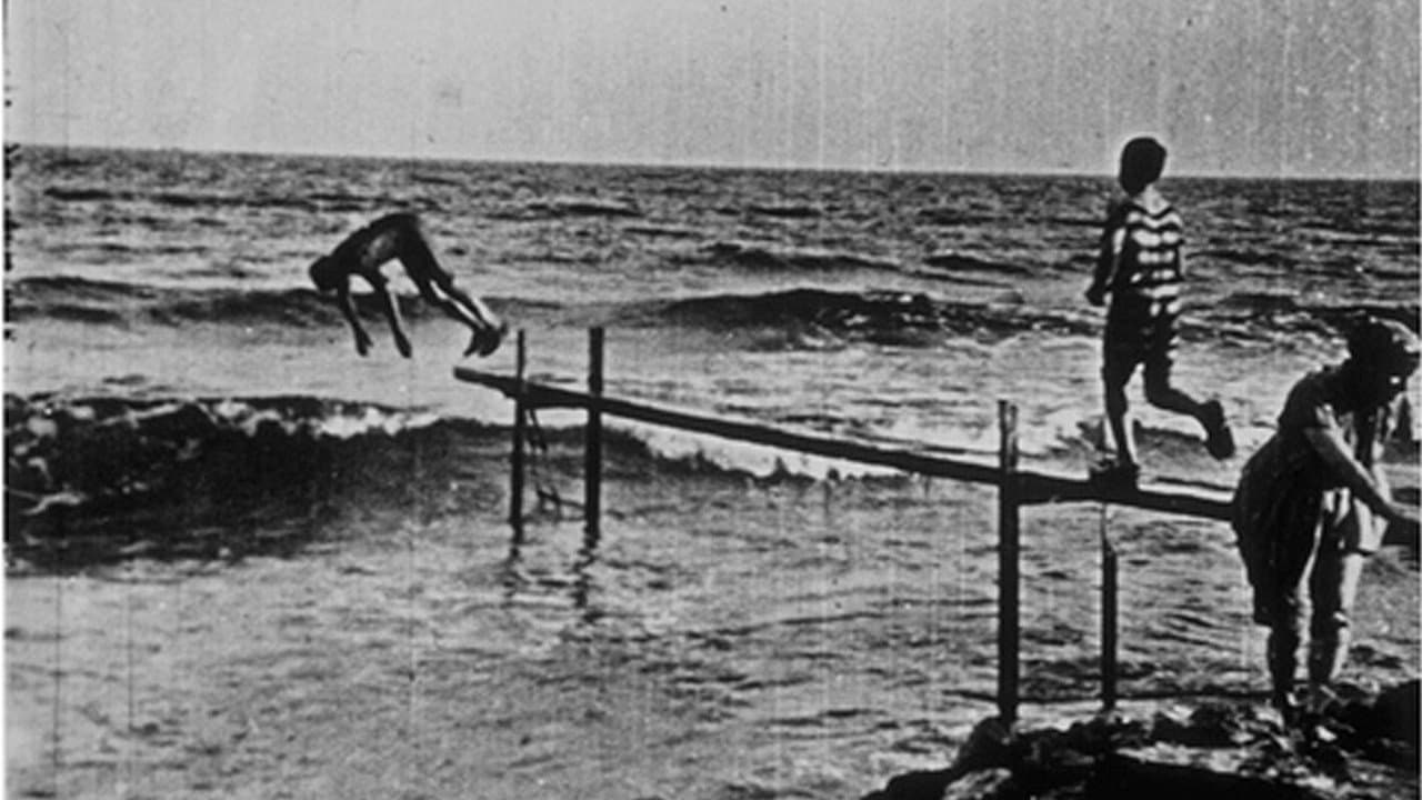 Swimming in the Sea backdrop