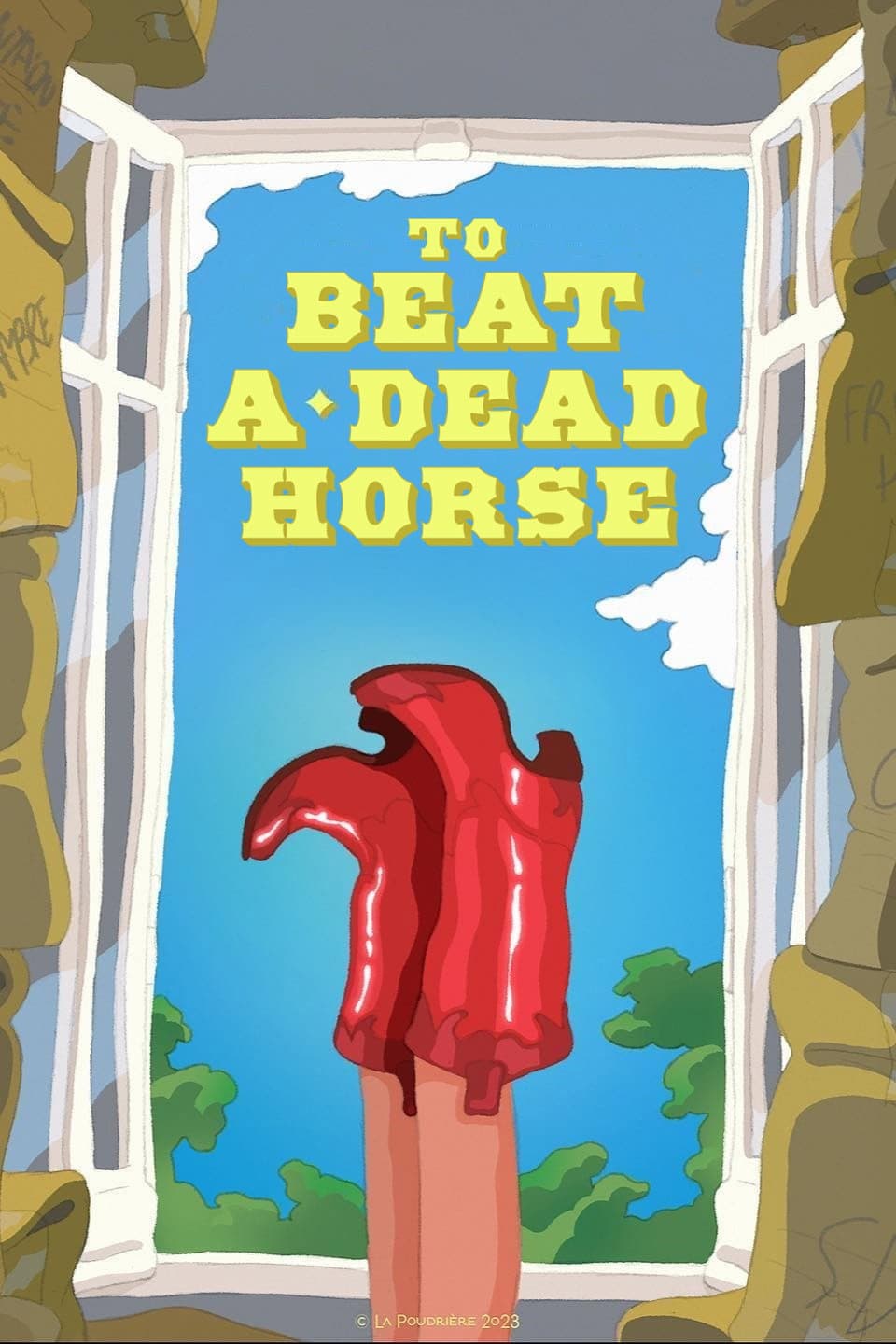 To Beat a Dead Horse backdrop