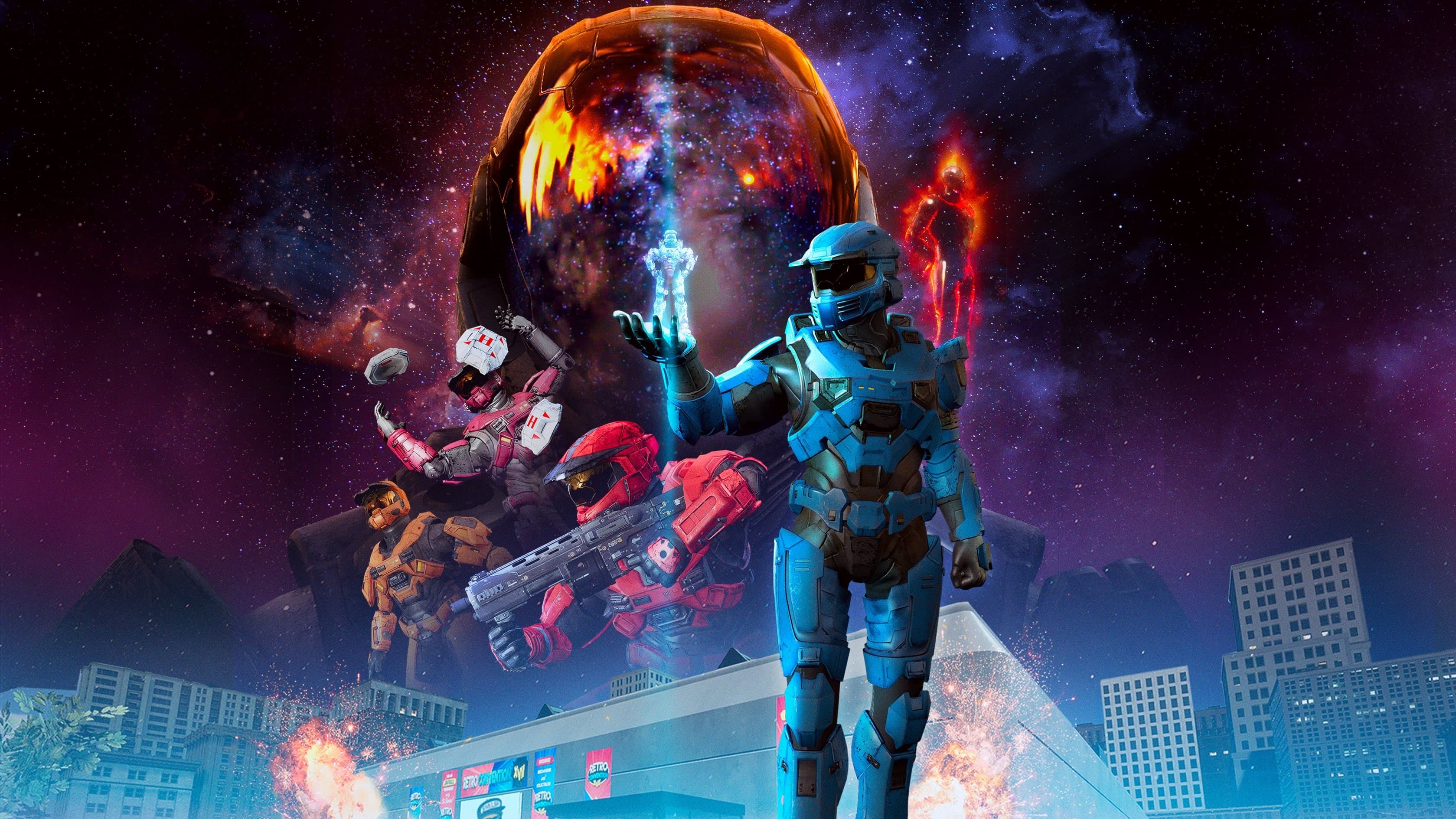 Red vs. Blue: Restoration backdrop