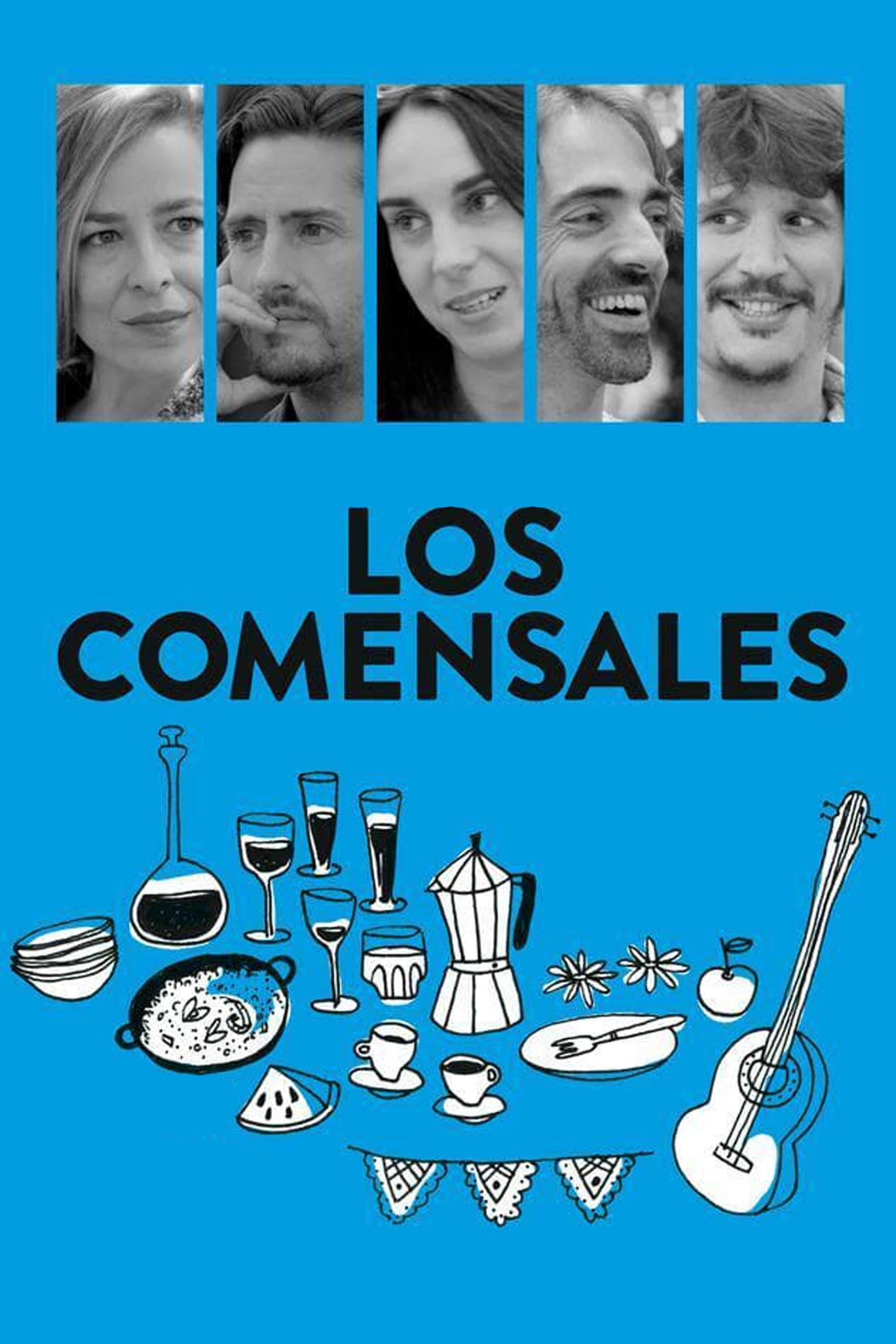 Los comensales backdrop