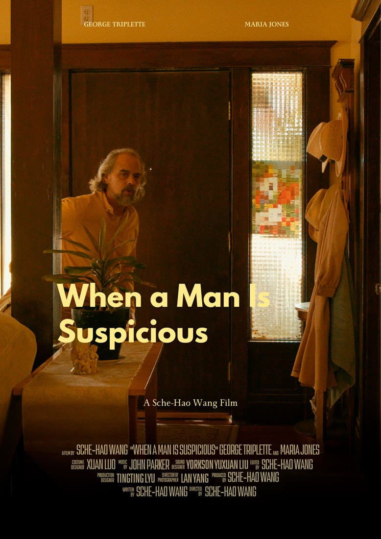 When a man is suspicious backdrop