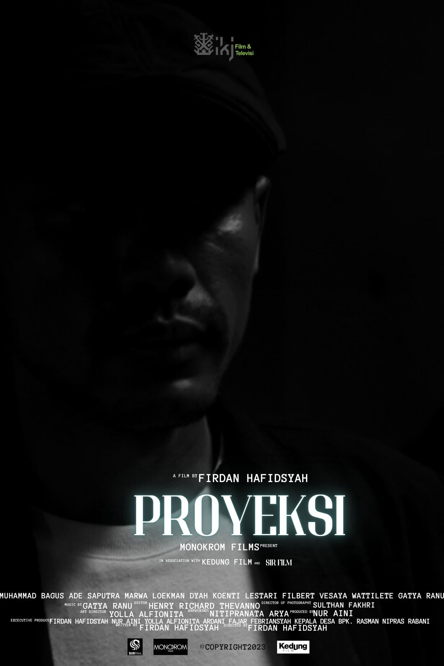 Proyeksi backdrop