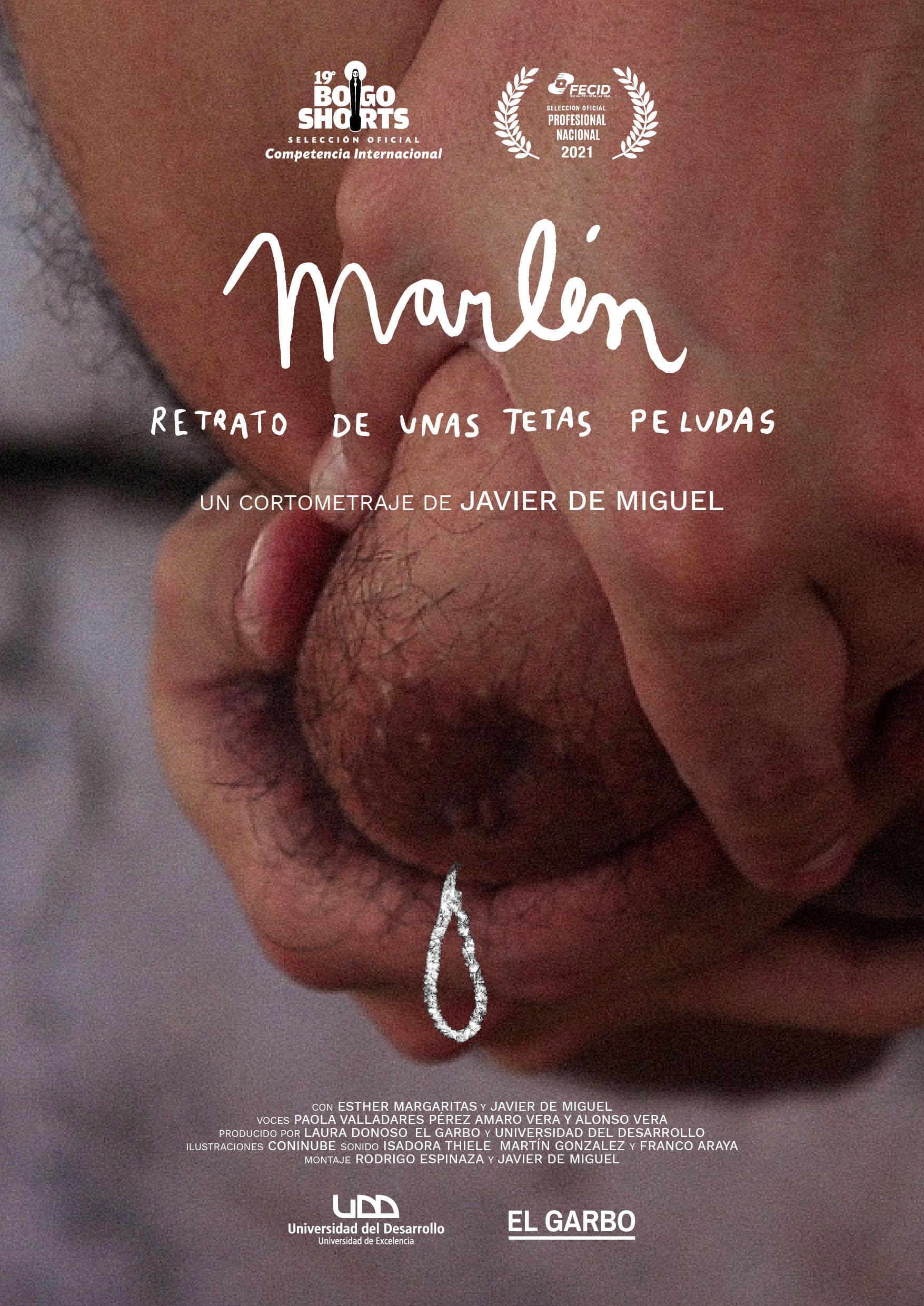 Marlen, a Portrait of Hairy Tits backdrop