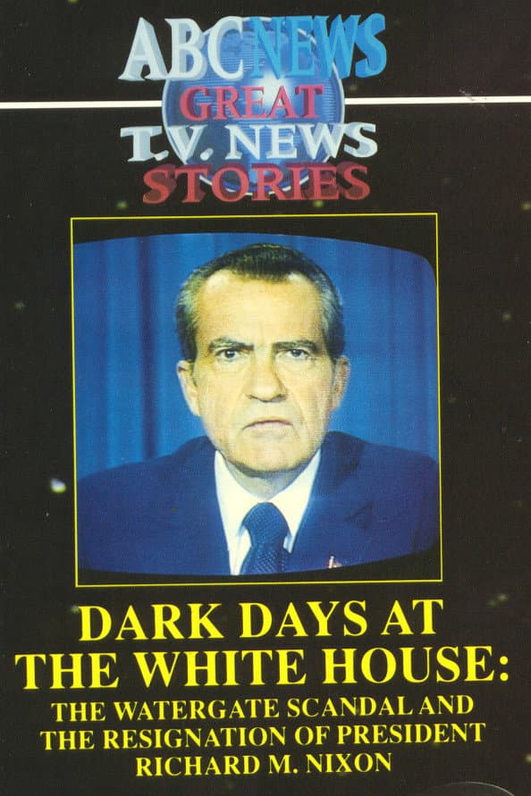 Dark Days at the White House: The Watergate Scandal and the Resignation of President Richard M. Nixon backdrop