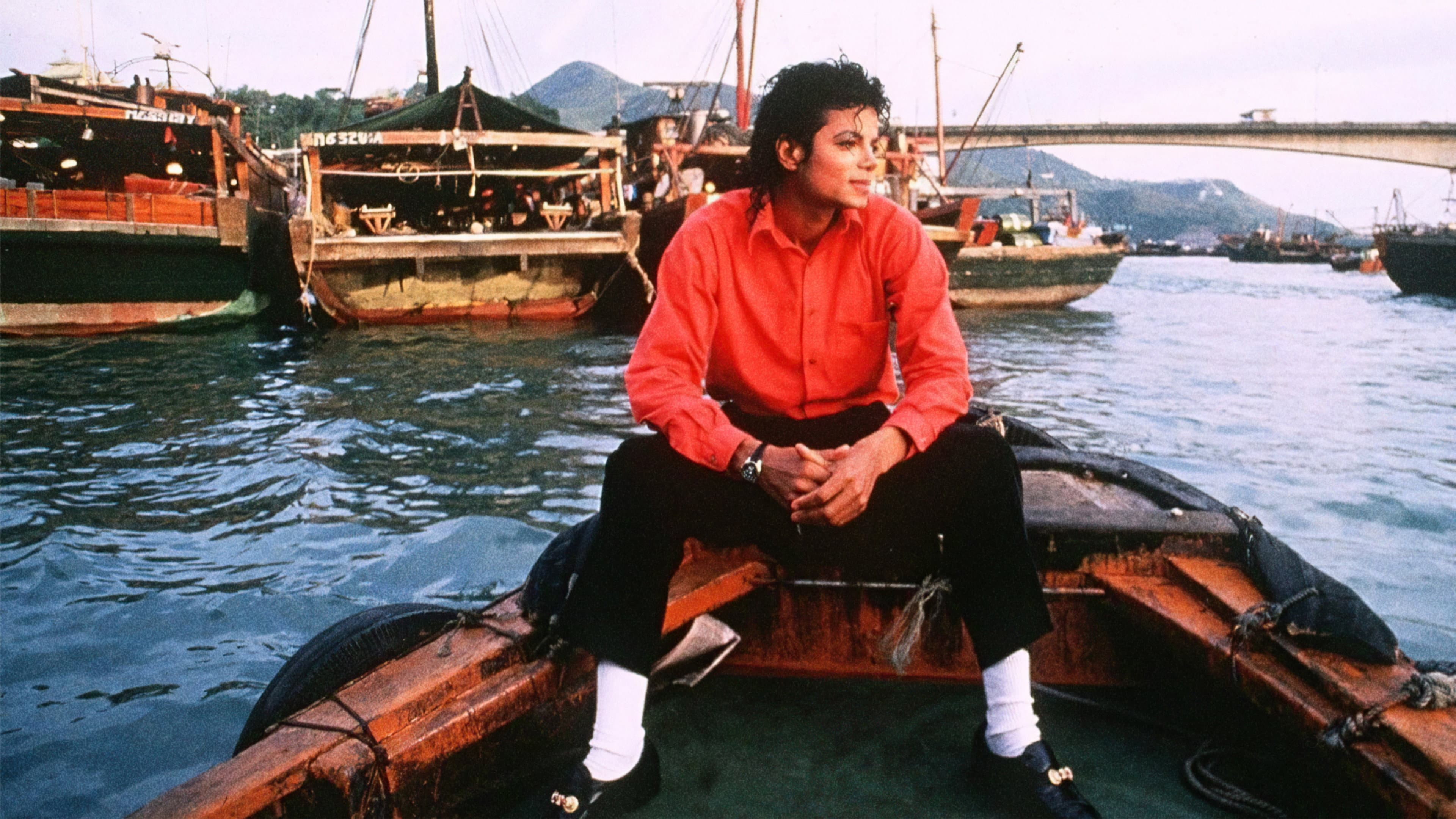 NBC Friday Night Videos Special, Michael Jackson: Around the World backdrop