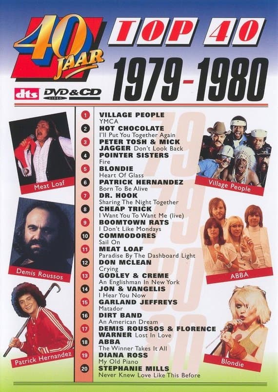 40 Years Top 40 79-80 backdrop