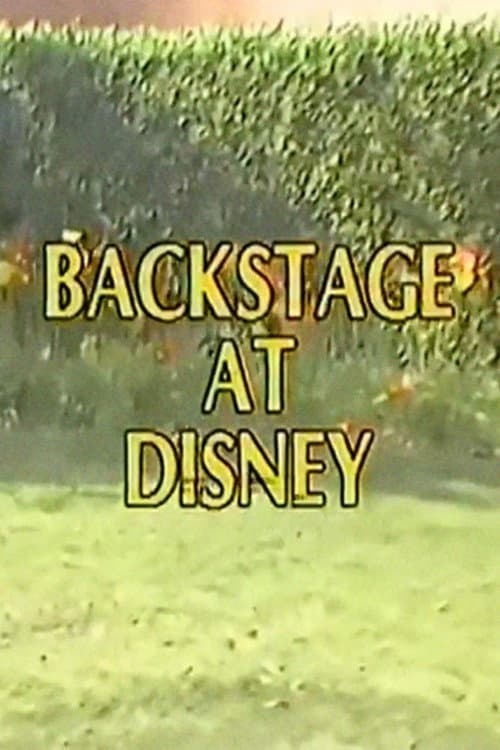 Backstage at Disney backdrop