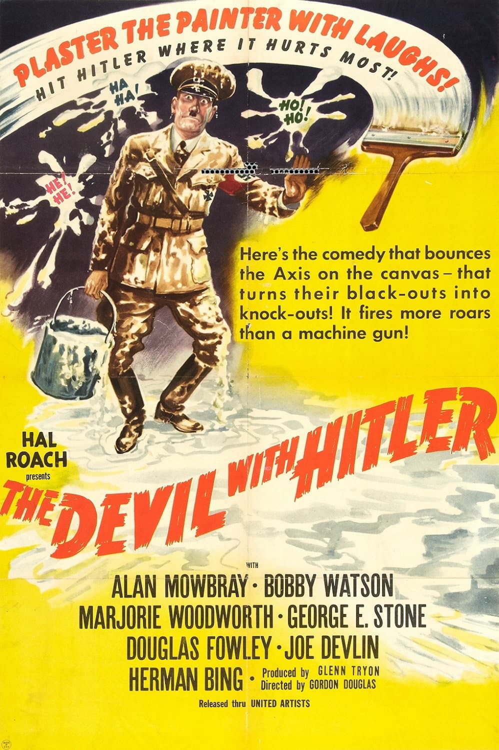 The Devil with Hitler backdrop