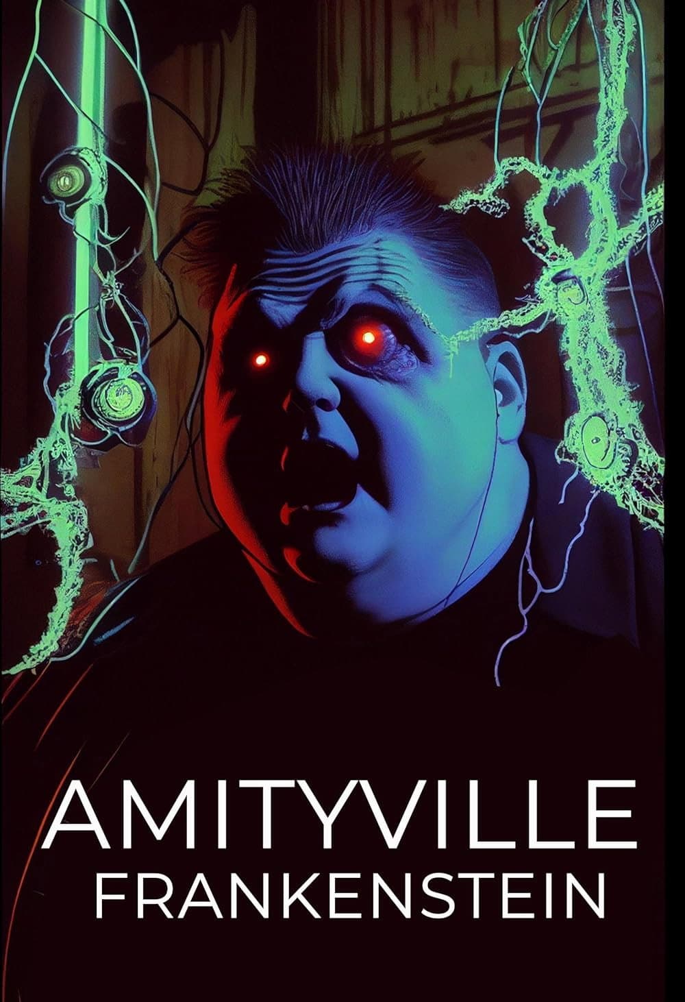 Amityville Frankenstein backdrop