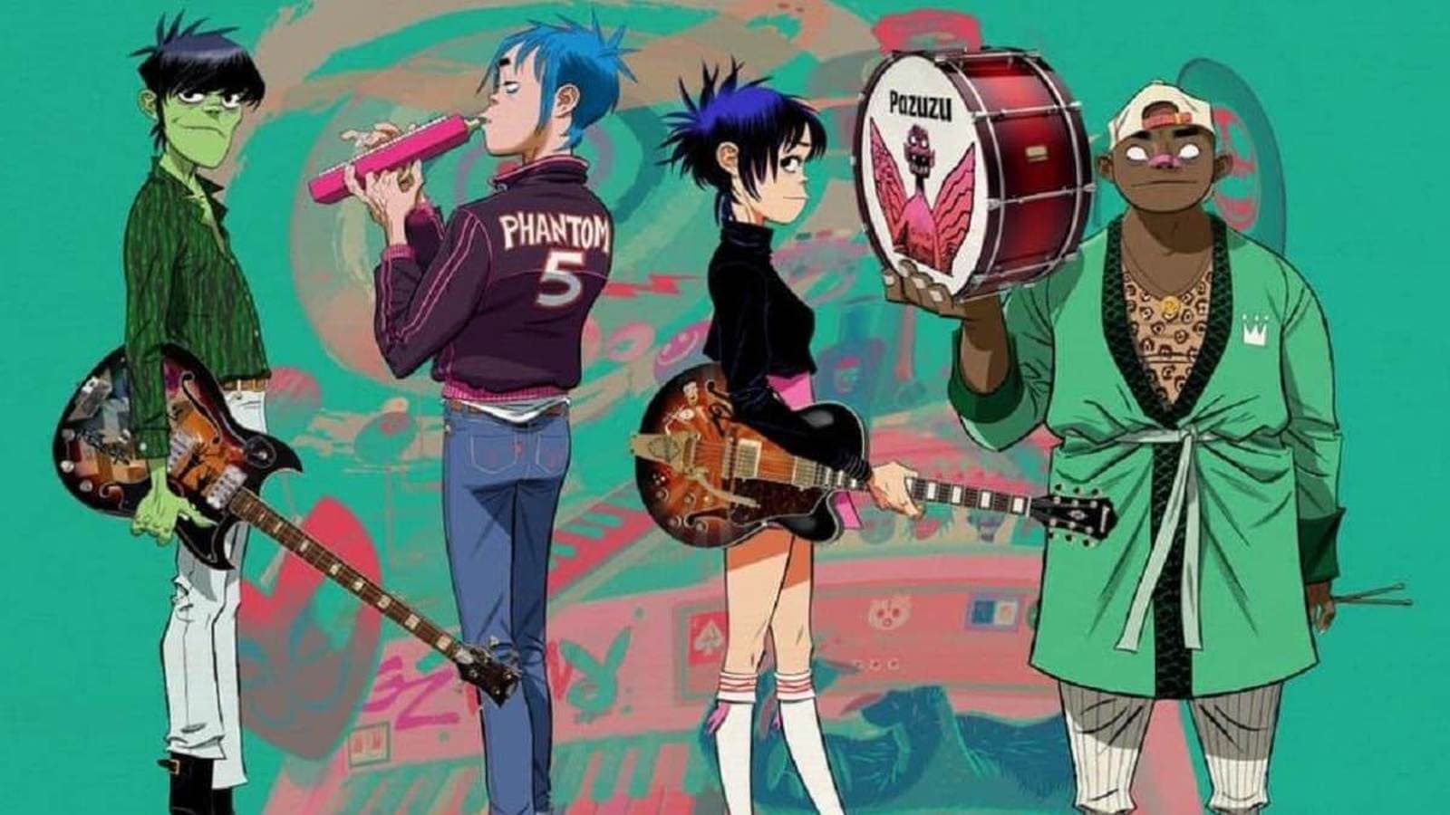 Gorillaz | Song Machine Live From Kong backdrop