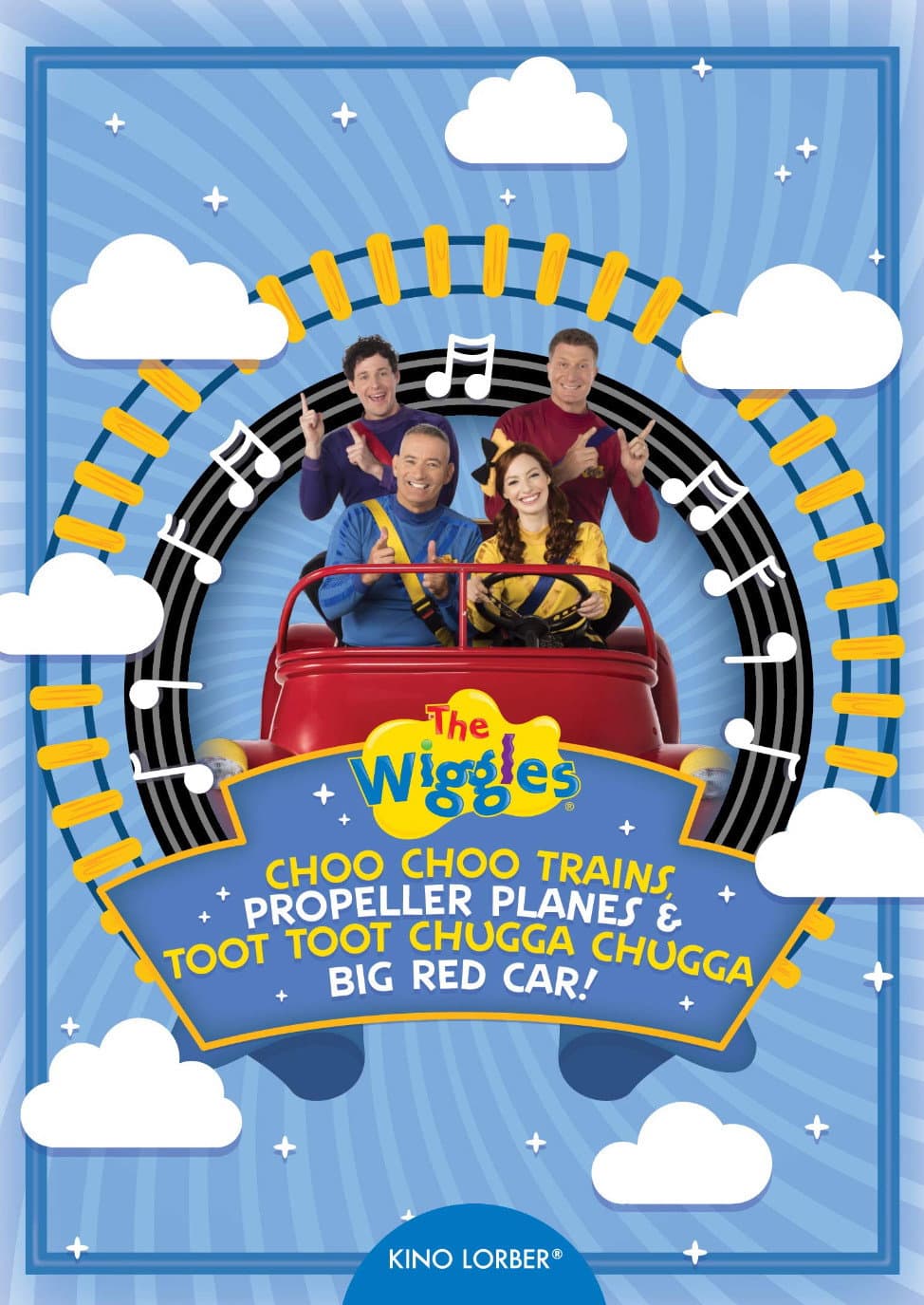 The Wiggles - Choo Choo Trains, Propeller Planes & Toot Toot Chugga Chugga Big Red Car! backdrop