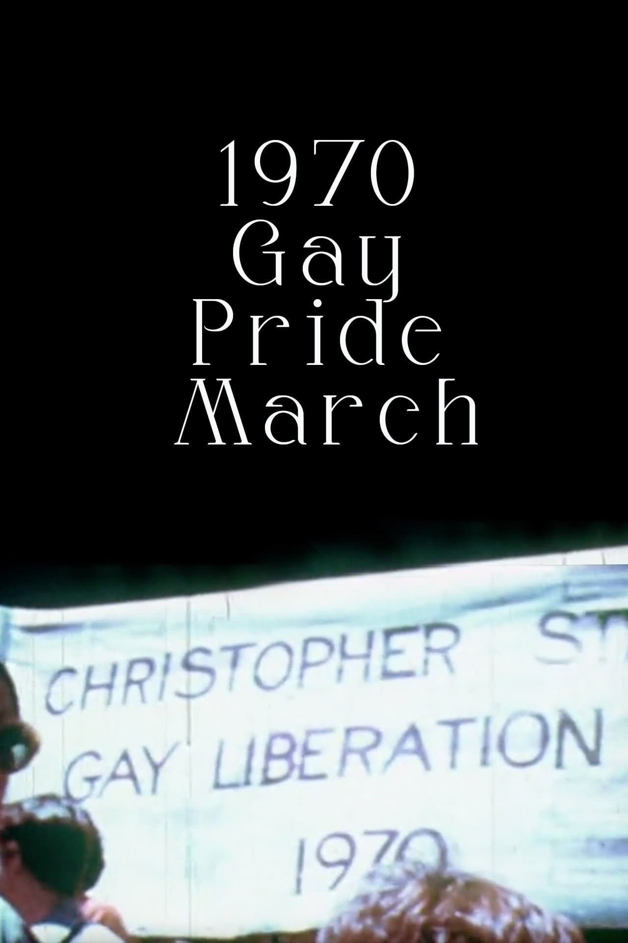1970 Gay Pride March backdrop