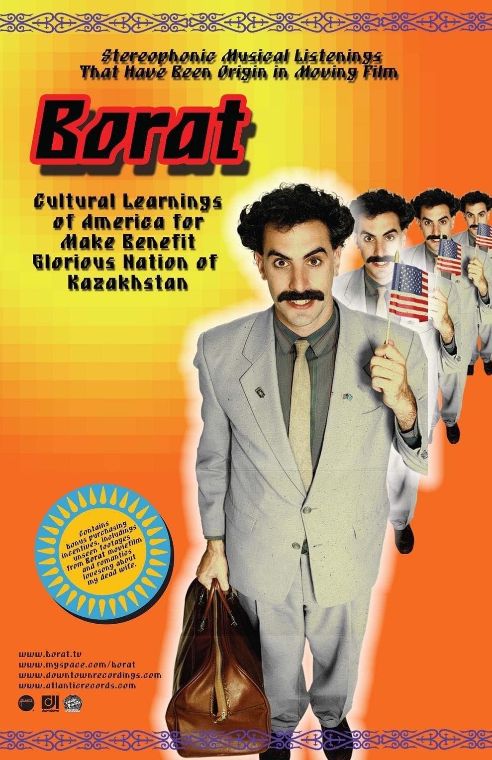 The Best of Borat backdrop