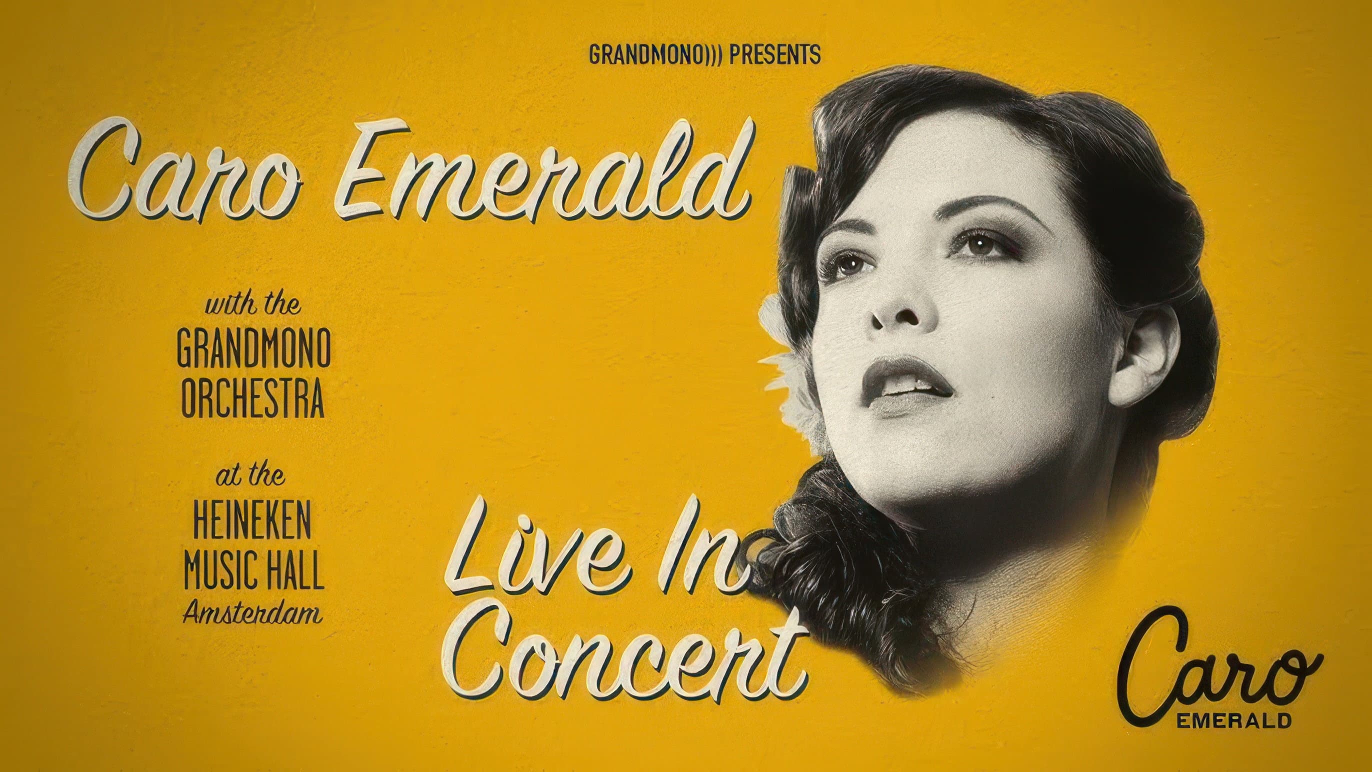 Caro Emerald With The Grandmono Orchestra - Live In Concert At The Heineken Music Hall backdrop