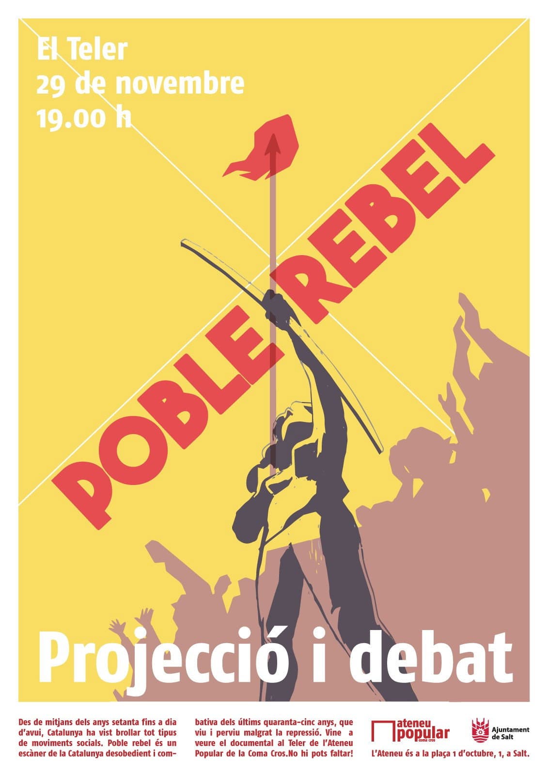 Poble rebel backdrop