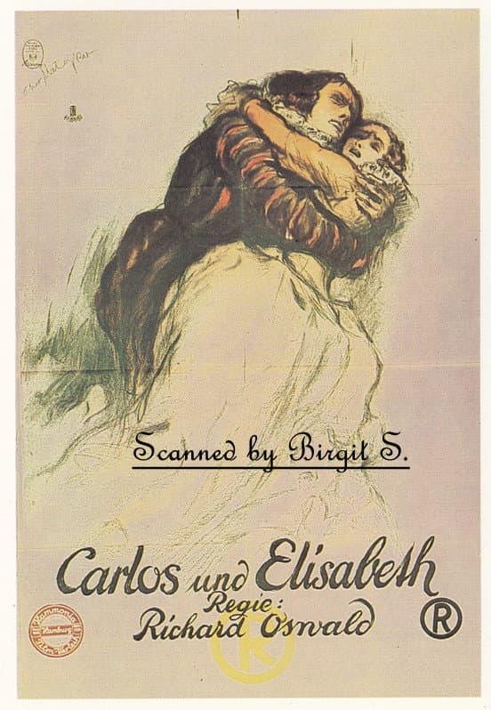 Don Carlos und Elisabeth backdrop