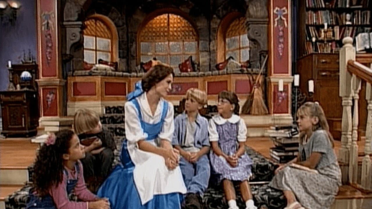 Sing Me a Story with Belle backdrop