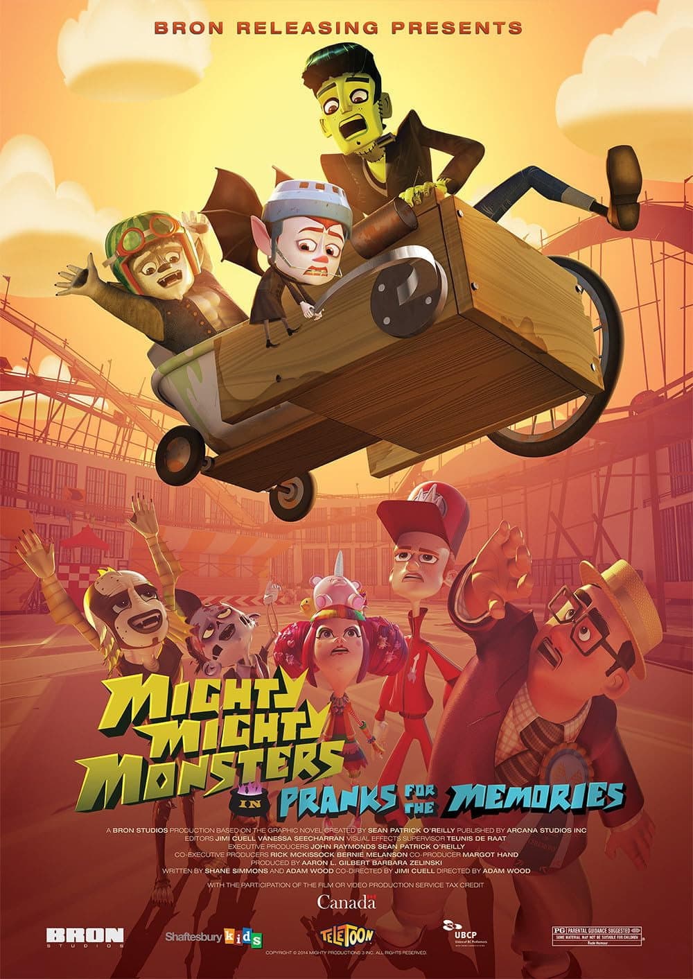 Mighty Mighty Monsters: Pranks for the Memories backdrop