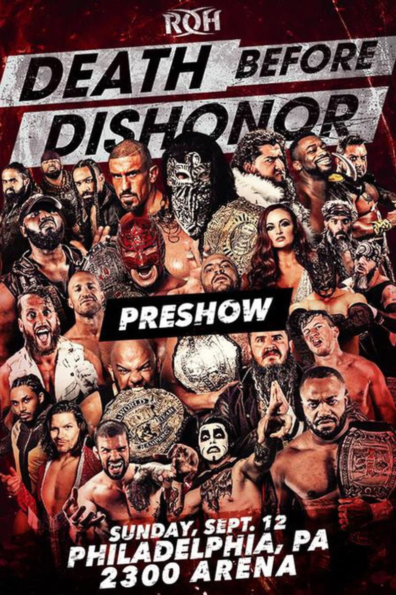 ROH: Death Before Dishonor XVIII Preshow backdrop