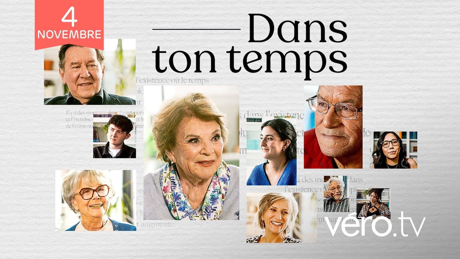 Dans ton temps backdrop