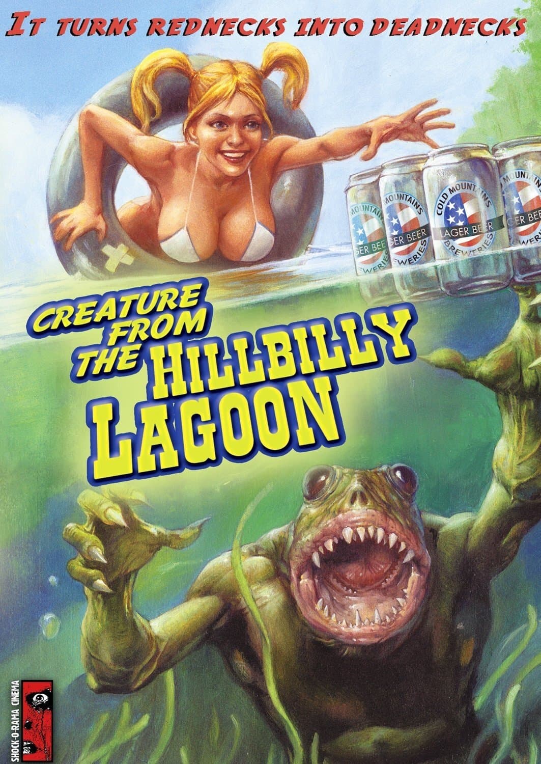 Creature from the Hillbilly Lagoon backdrop