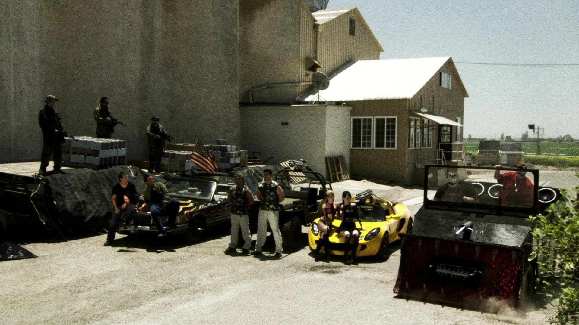 Death Racers backdrop