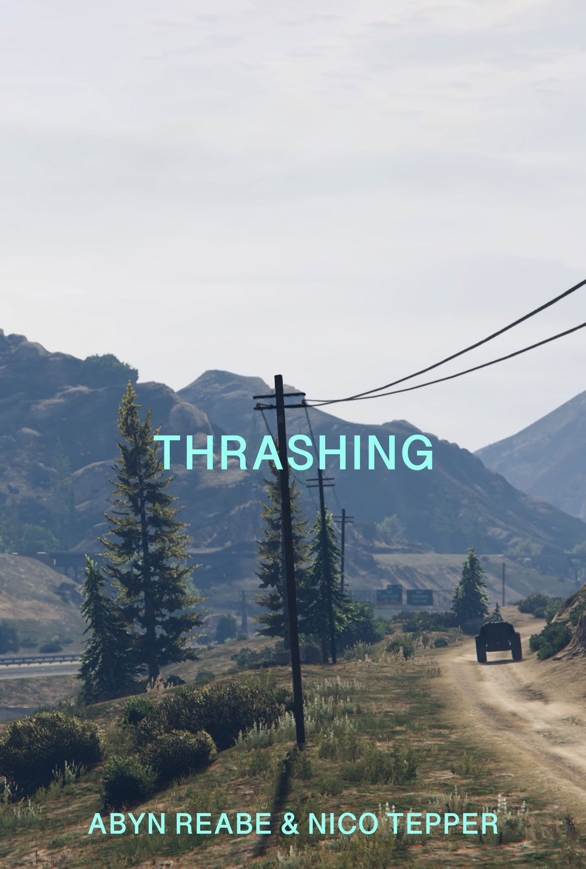 THRASHING backdrop