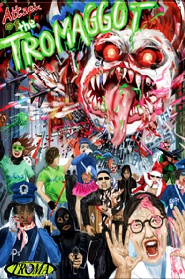 Attack of the Tromaggot backdrop