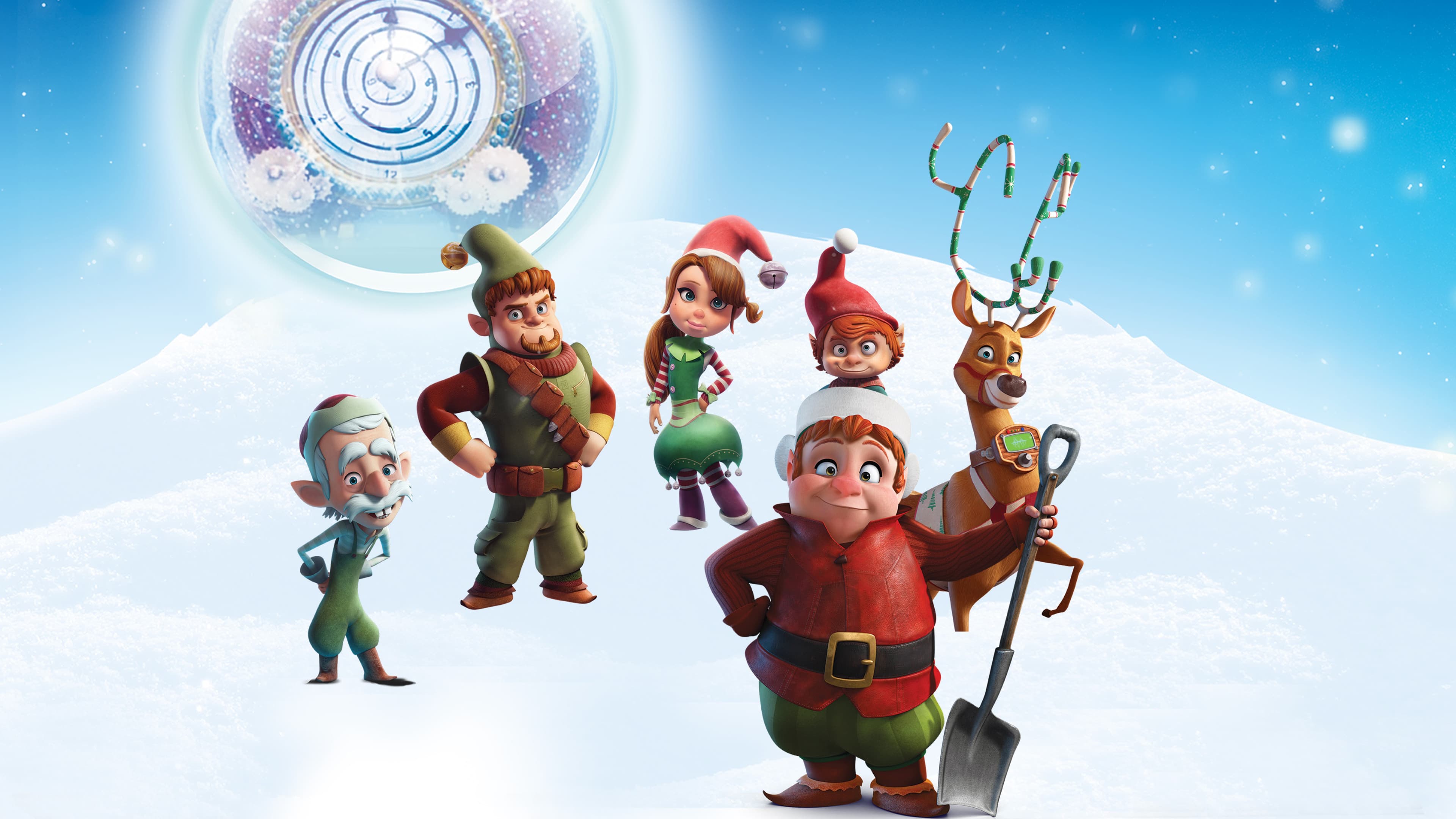 Saving Santa backdrop