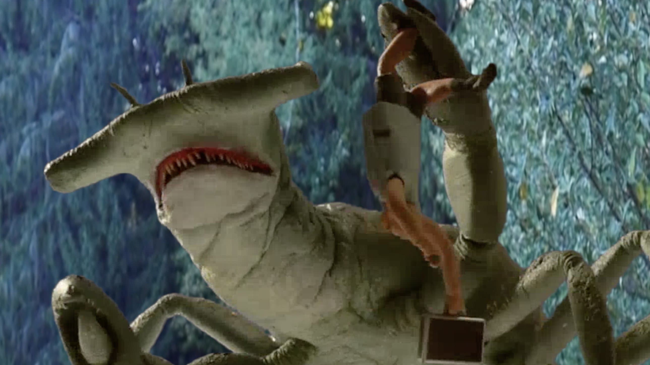 Cocaine Shark backdrop