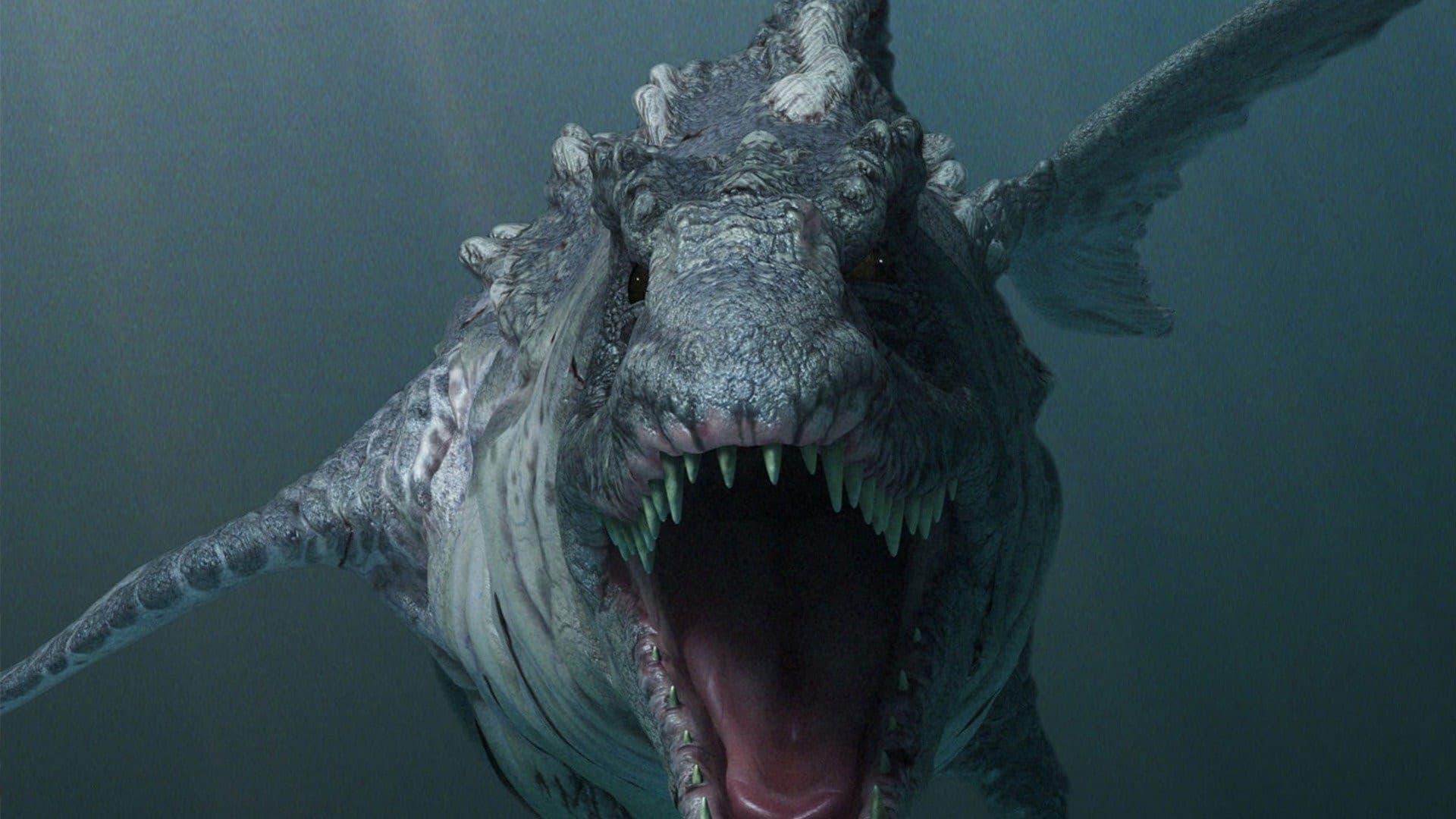 Dinoshark backdrop