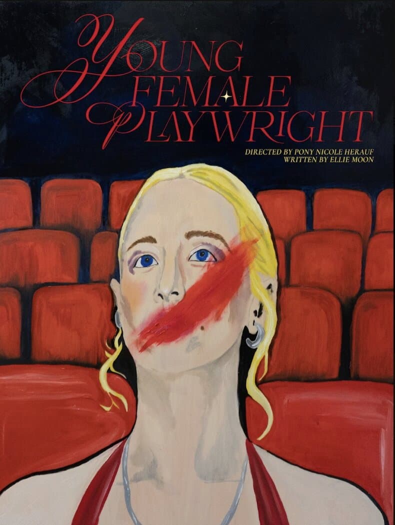 Young Female Playwright backdrop