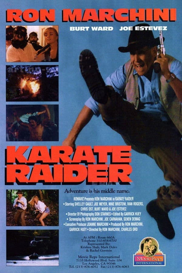 Karate Raider backdrop