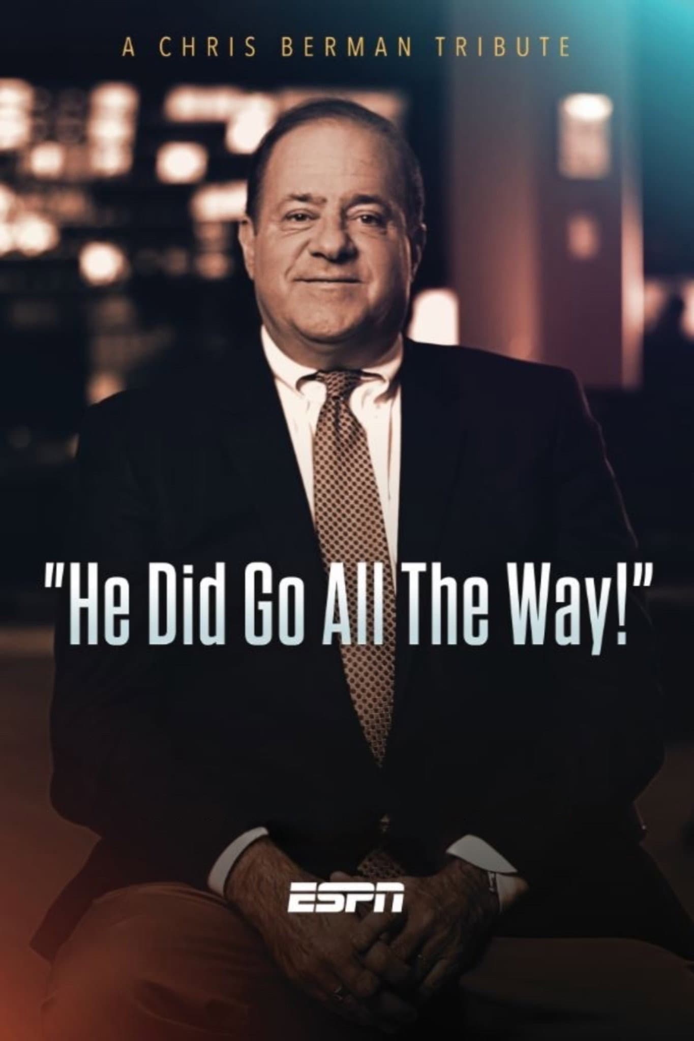 He Did Go All the Way: A Chris Berman Tribute backdrop