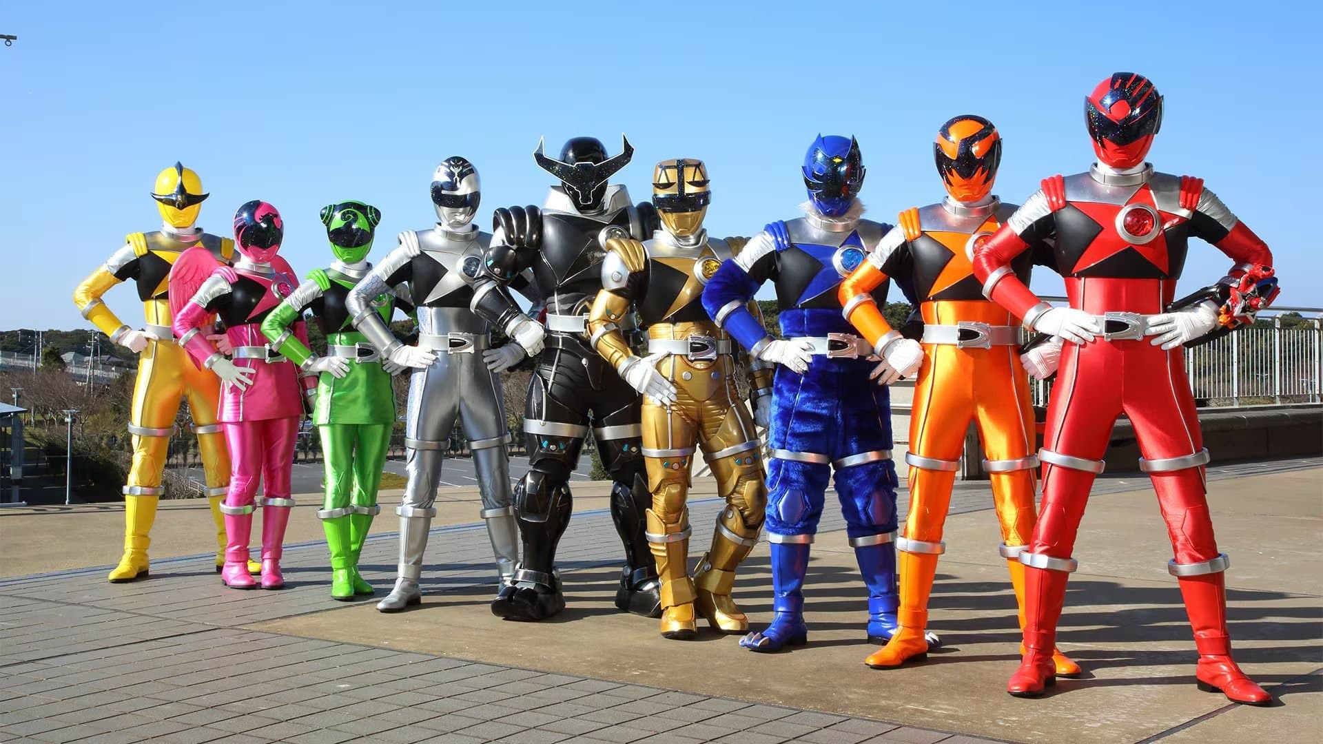 Uchuu Sentai Kyuranger backdrop