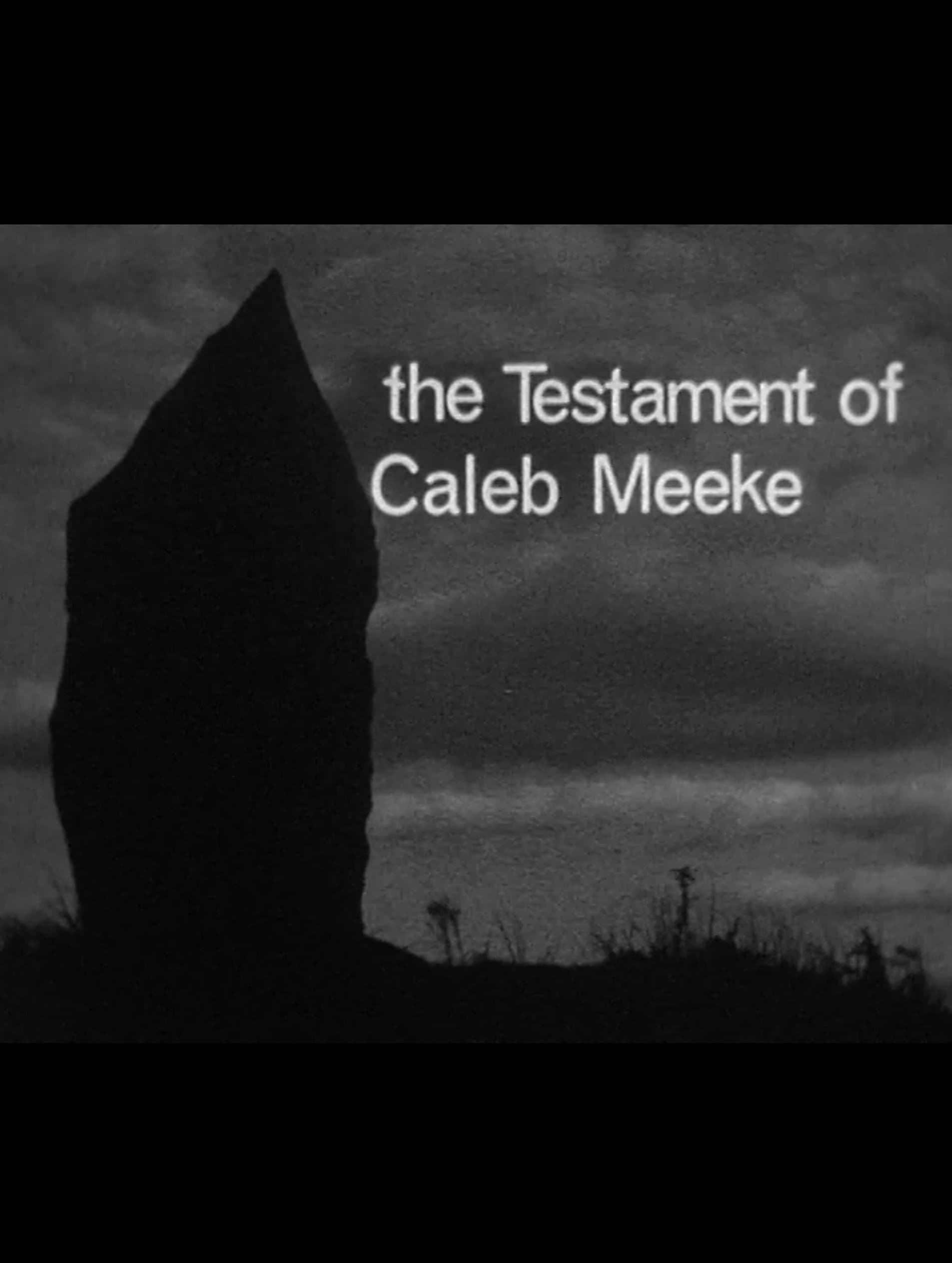 The Testament of Caleb Meeke backdrop