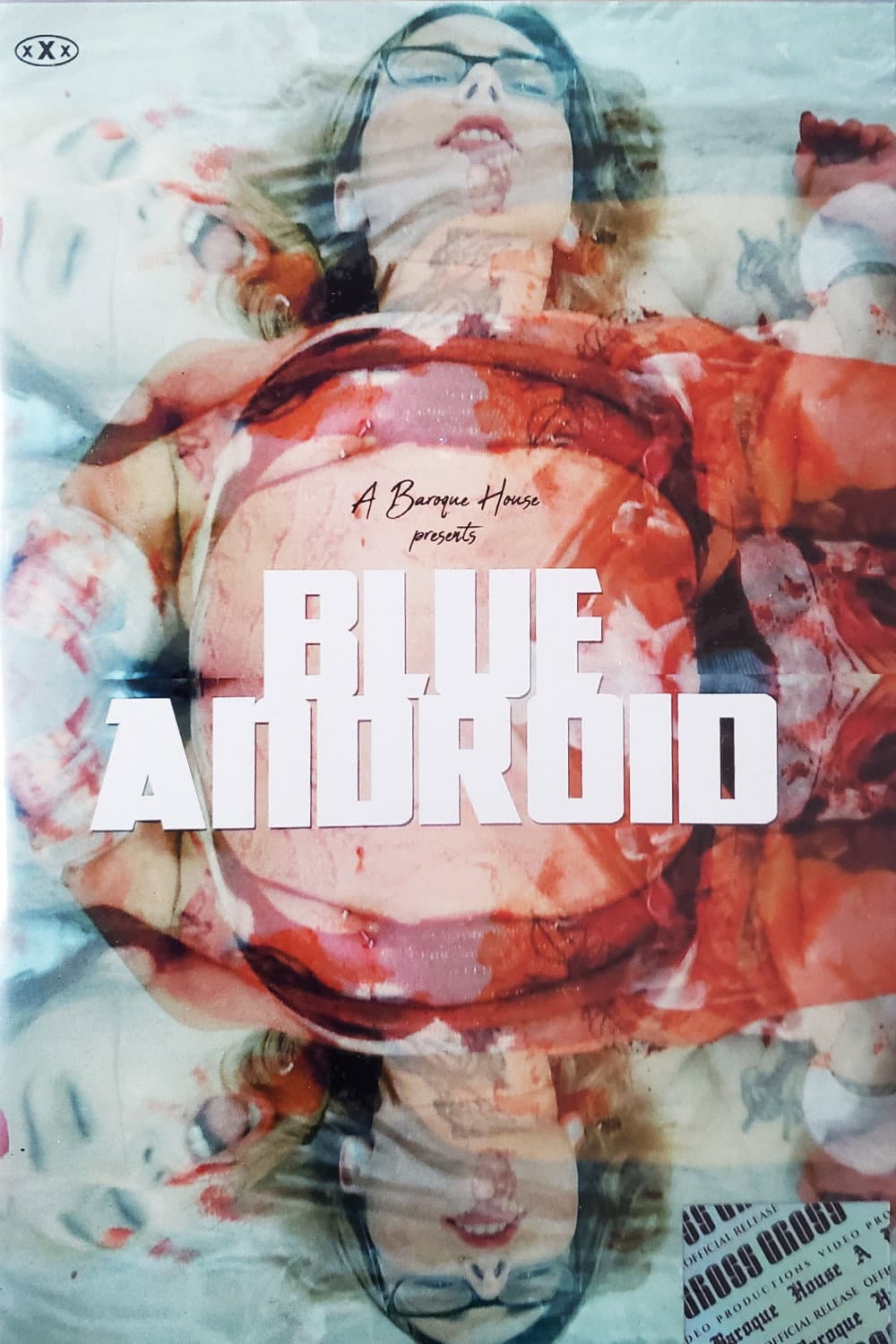 Blue Android backdrop