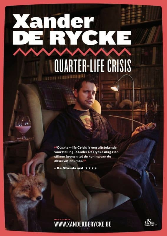 Xander De Rycke: Quarter-Life Crisis backdrop