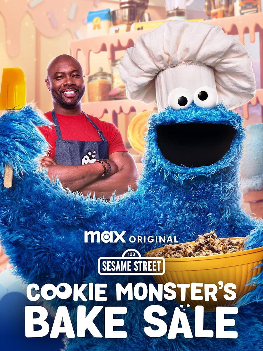 Sesame Street: Cookie Monster's Bake Sale backdrop