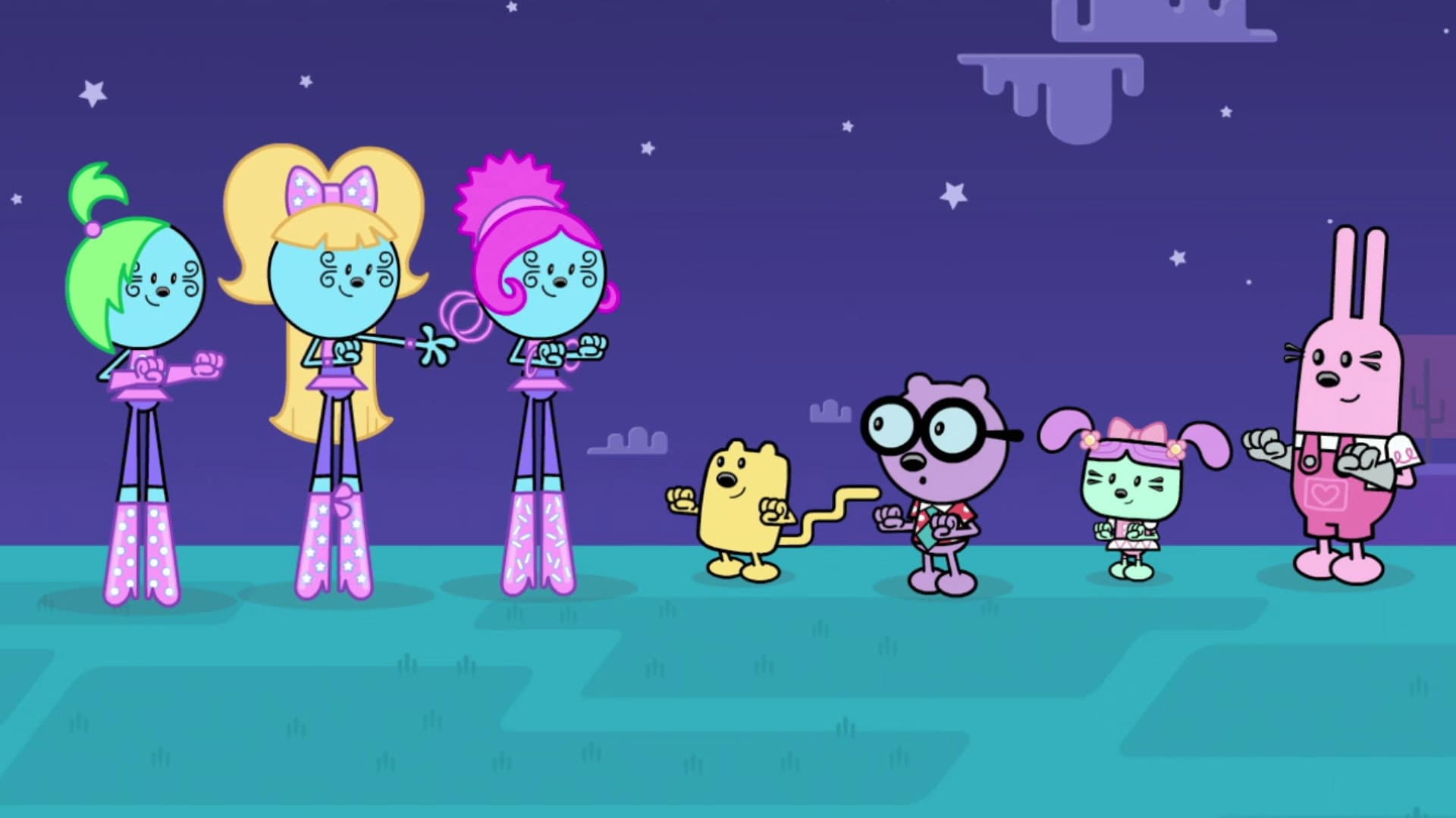 Wow! Wow! Wubbzy!: Wubb Idol backdrop