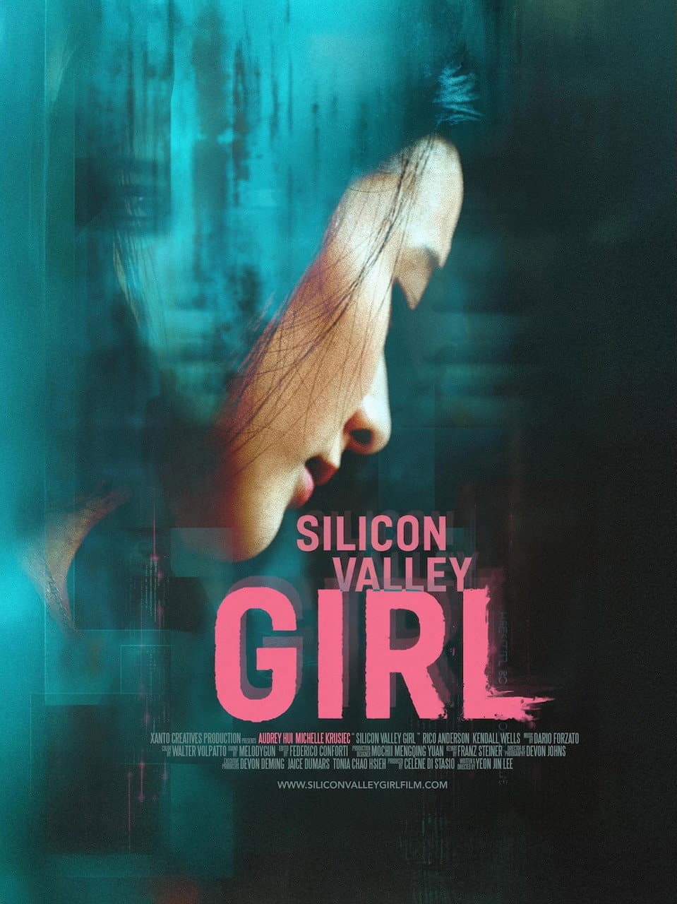 Silicon Valley Girl backdrop