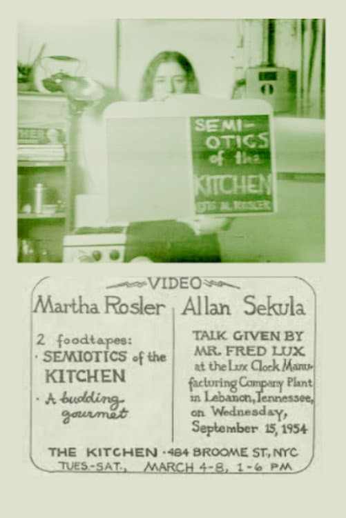Semiotics of the Kitchen backdrop