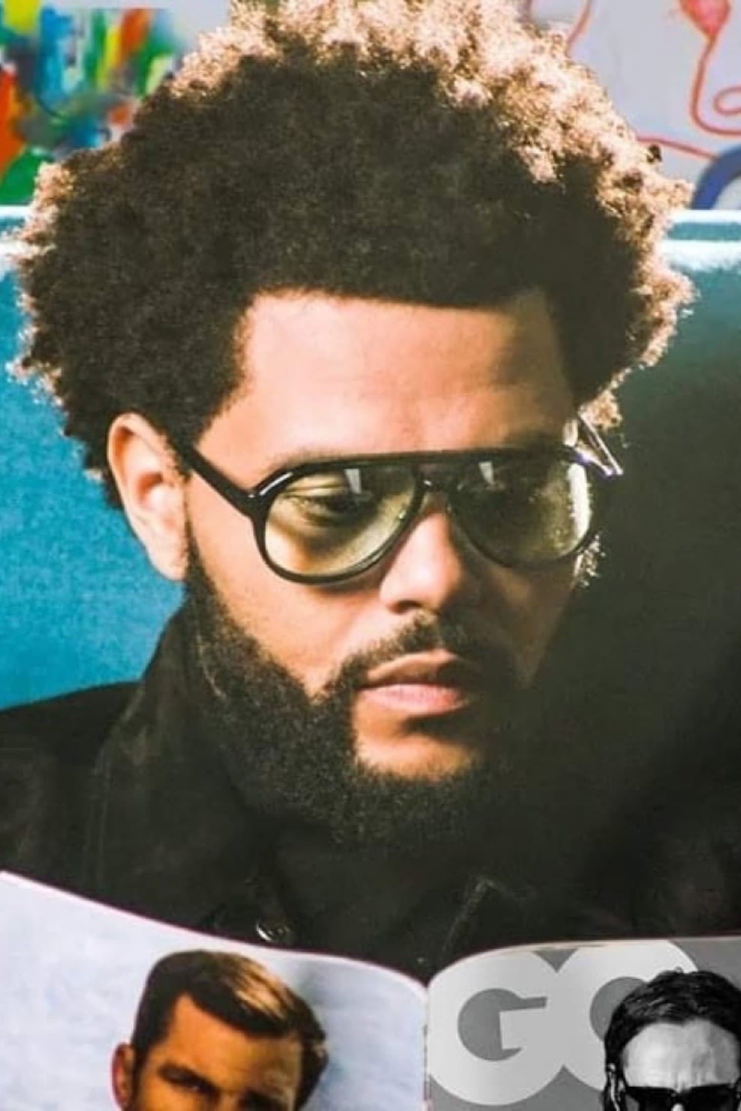 The Weeknd Reads GQ Until The Lights Go Out backdrop