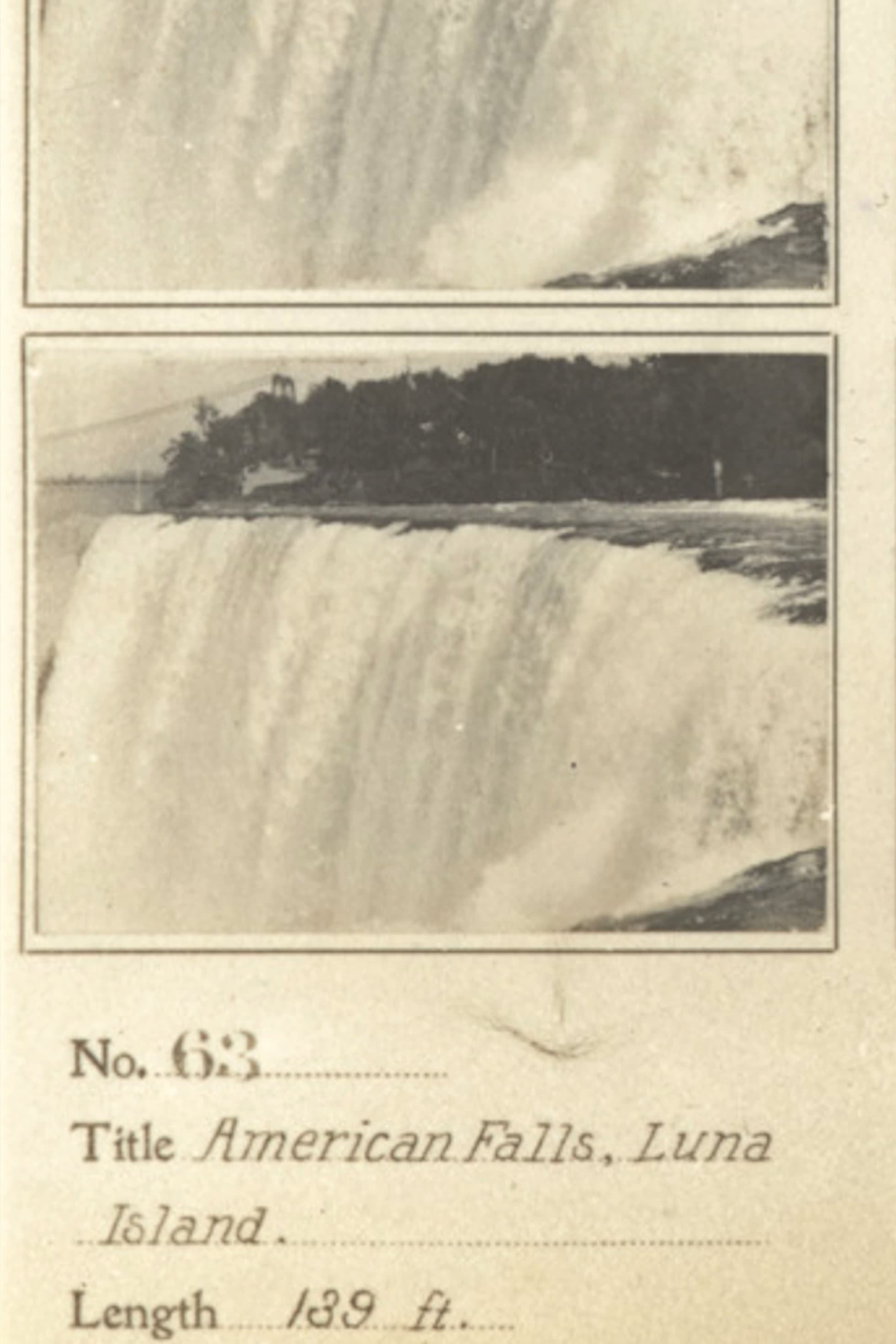 American Falls from Luna Island backdrop