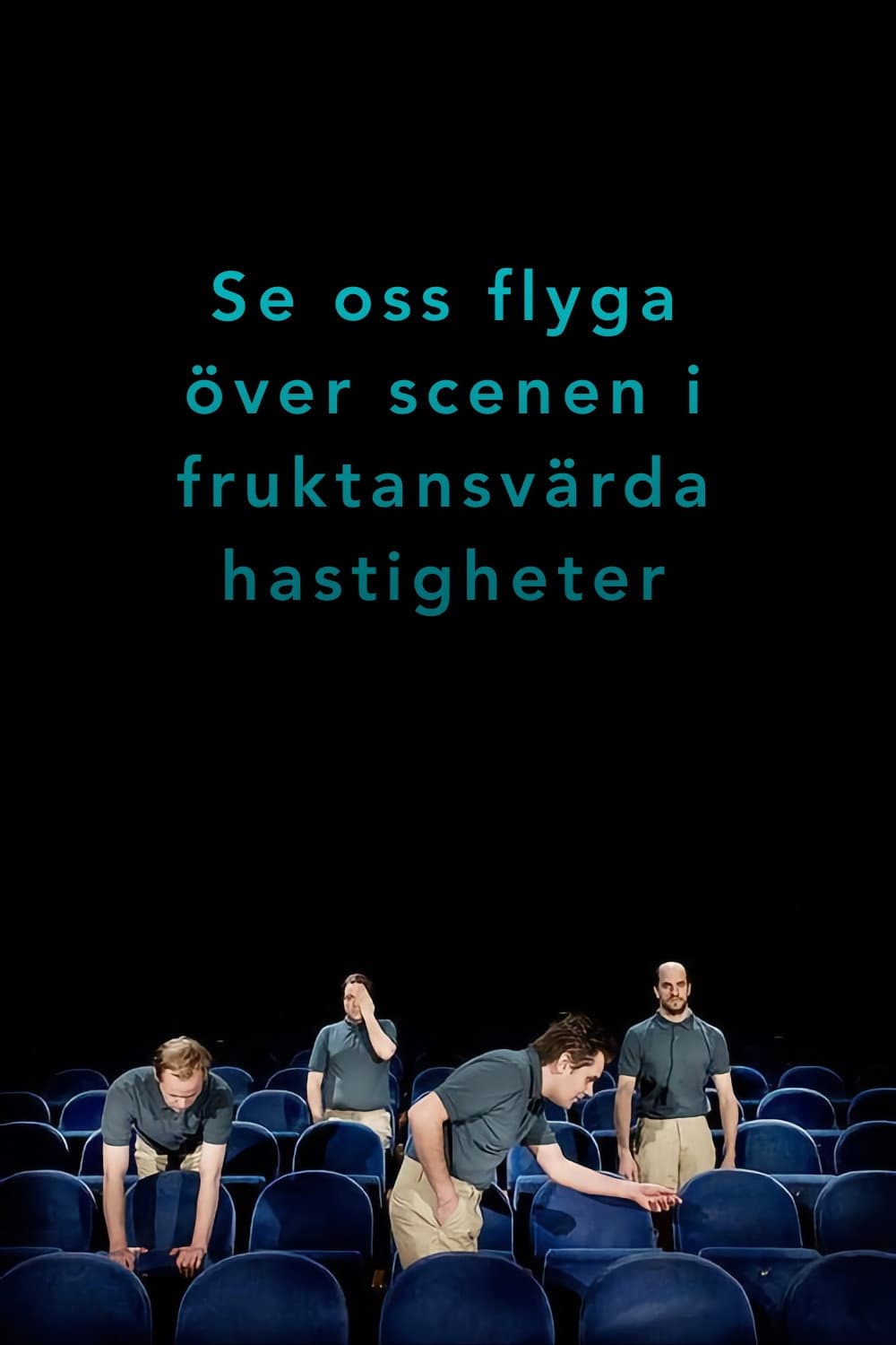 Se oss flyga över scenen i fruktansvärda hastigheter backdrop